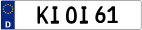 Truck License Plate